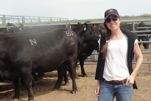 Paula Sommaruga en el lote de donantes para la venta